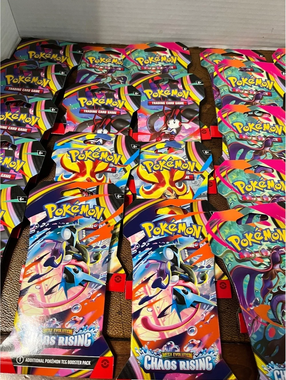 LOT of 24: 2026 Pokémon TCG: Mega Evolution Chaos Rising Booster Packs